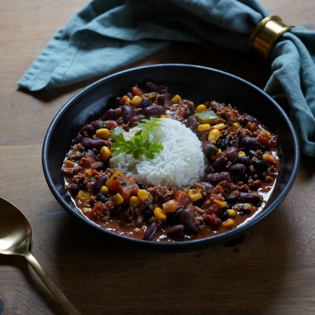 chili sin carne rezept