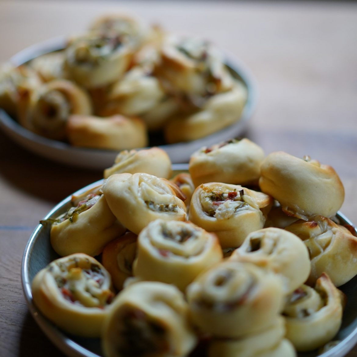 vegane Pizzaschnecken