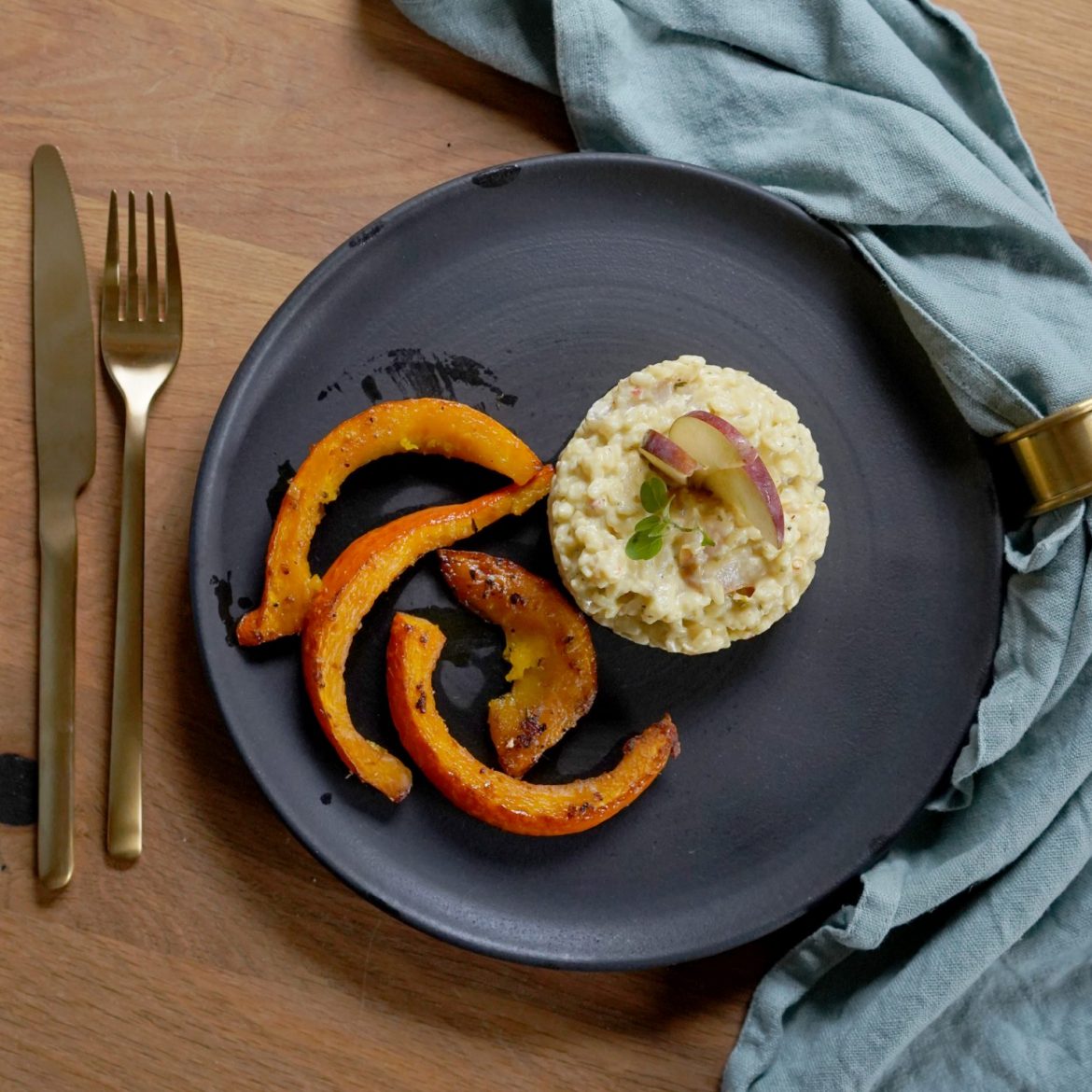 Gebratener Kürbis sweet & spicy