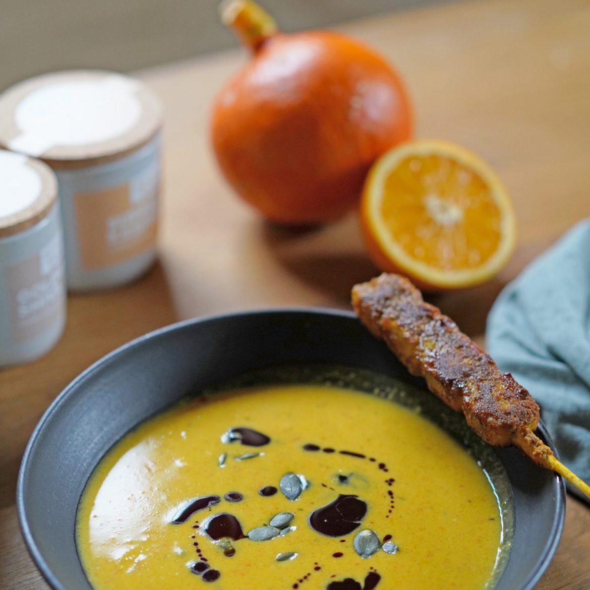 Kürbis-Orangen-Suppe 